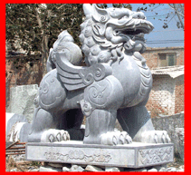 聚財石雕貔貅造型發(fā)展是什么