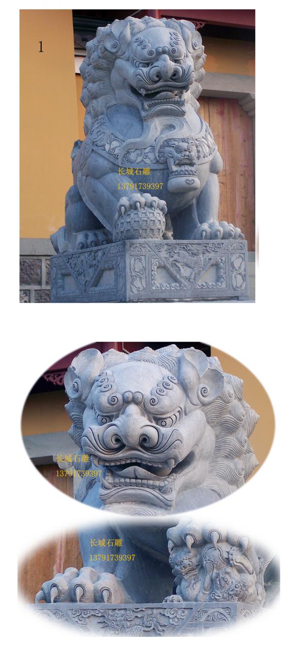 我國是佛教禮儀之國，全國各地的道觀、寺廟比比皆是，在這些廟堂館宇的門前，一般也會擺放兩只石獅子。