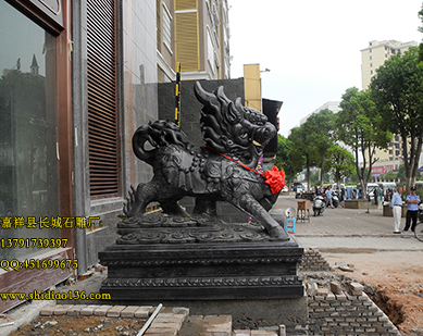 石雕麒麟石獅子造型工藝該怎么去創(chuàng)作