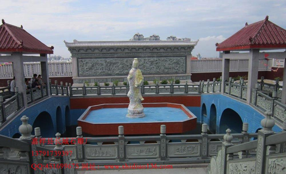 浮雕九龍壁，石雕九龍壁