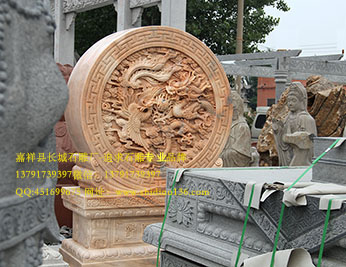 石雕作品玉雕龍鳳壁內(nèi)涵是什么