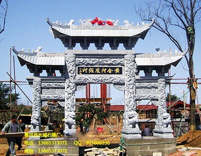 農(nóng)村門樓牌坊建造注意的事項(xiàng)
