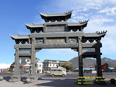 農村門樓牌坊制作五大要點