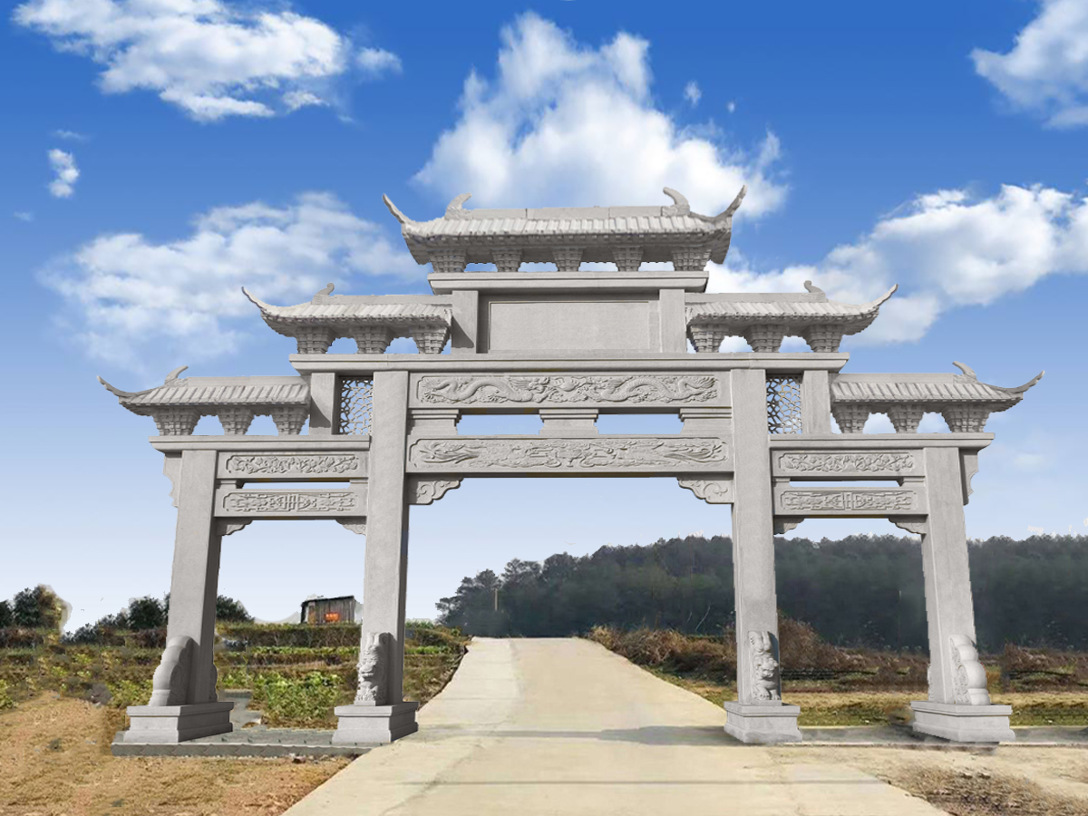 農村口石牌坊的圖片樣式和價格